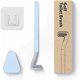 thumbnail image 1 of Golf Toilet Brush, Silicone Toilet Brush, Long-Handled Silicone Toilet Brush Set with Automatic Opening and Leak-Proof Base, 1 of 5