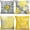 Yellow-floral, variant on Yellow Linen Decorative Throw Pillow Covers 18x18 Pillow Cover Set of 4,Farmhouse Outdoor Pillow Covers, Throw Pillows Couch Pillow Covers for Sofa,Square Pillowcase Covers Home Decor
