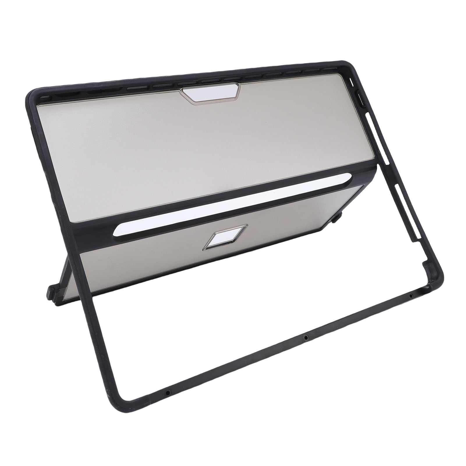 Shockproof Tablet Case, Built in Pen Holder All in One Tablet Case  for Upgrading Matte White,Matte Grey