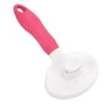 thumbnail image 1 of Cepillo de pelo para mascotas, masaje de autolimpieza, aguja redonda indolora, cepillo rebanador para el cuidado de perros y gatos, color rosa, 1 of 12