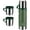 Green(Set), variant on Vacuum Insulated Water Bottle Thermo Water Flask with Cup 680ml/23oz Stainless Steel Thermal Water Bottles Thermo for Hot and Cold Drinks Coffee Water(Green,Set)