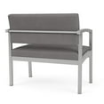 thumbnail image 5 of Chaise d'Attente pour Réception Bariatrique en Acier Lenox / Acier Argenté / Gris Pâle, 5 of 5
