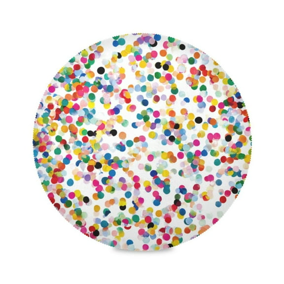 IAUYY Set of 1 Round Placemats for Dining Tables Heat-Resistant and Wear-Resistant DIY Printing Design Table Placemats，Applicable for Christmas Paper Scraps in The Air