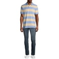 thumbnail image 2 of IZOD Men's Advantage Performance Comfort Stretch Stripe Polo Shirt, 2 of 5