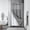 Grey-48"W x 74"L (Pack of 1), variant on Grey 71"W x 74"L (Pack of 1) Waffle Weave No Hook Shower Curtain with Snap-in Liner
