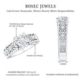 thumbnail image 6 of Rosec Jewels Lab Diamond Heart Engagement Ring 1 ct - Filigree Ring - 7 mm - EF-VS Quality, 10K White Gold, US 13.00, 6 of 7