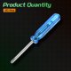 thumbnail image 3 of Uxcell 20pcs PH00 Mini Destornillador Phillips #00 1.8" Longitud Destornilladores 1" Acero al Carbono con Mango Ergonómico para Reparaciones DIY, Azul, 3 of 7