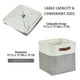 thumbnail image 5 of Cajas Organizadoras de Tela DECOMOMO Cubo de 33 cm 4 Unidades Gris y Blanco, 5 of 9