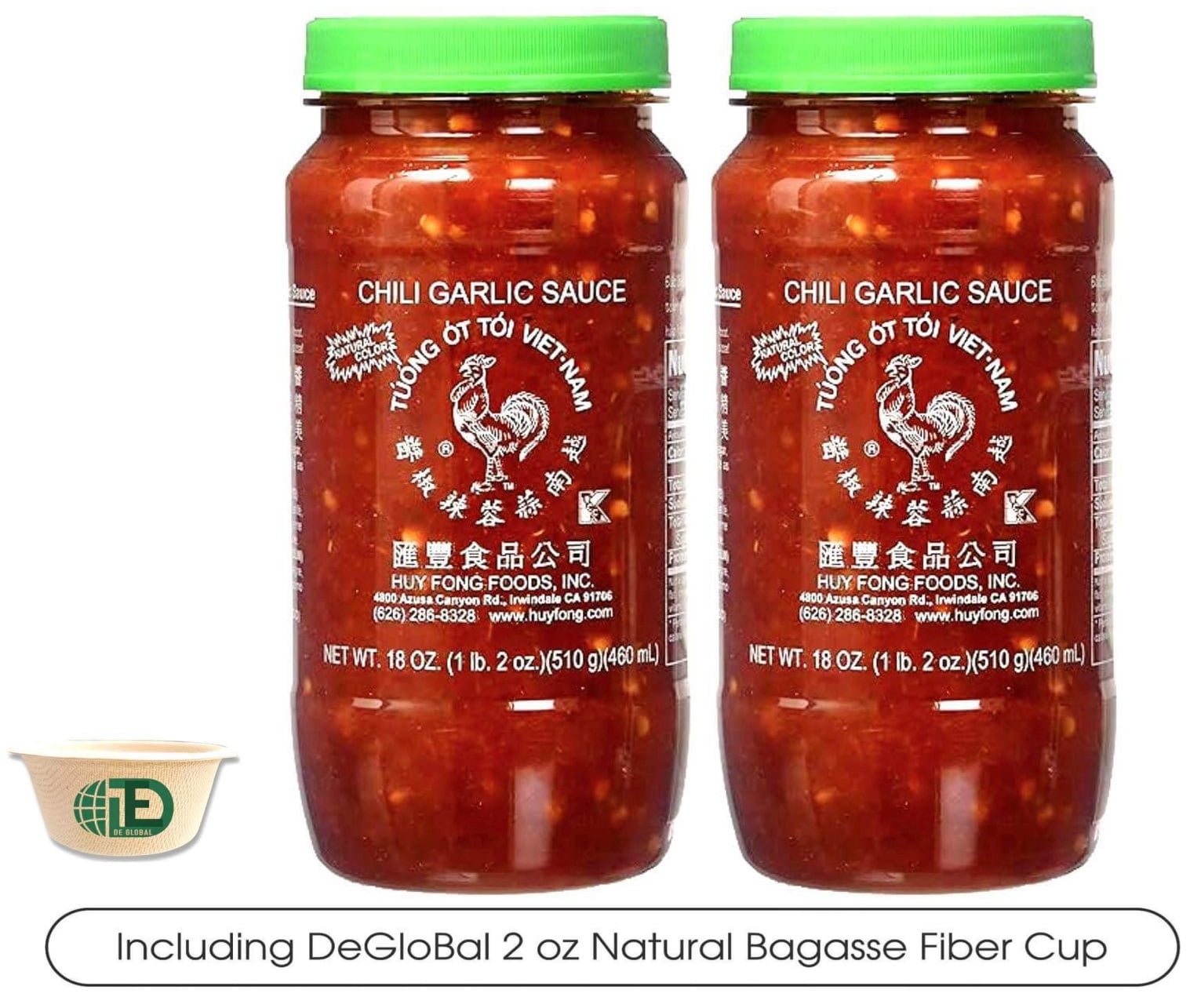 Huy Fong Chili Garlic Sauce, 18-Ounce (Pack of 3)