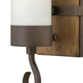 thumbnail image 2 of -1 Light Rustic Wall Sconce With Wood And Metal Design-4.5 Inches Wide By 11.5 Inches Tall Fredrick Ramond Lighting Fr48430irn, 2 of 2