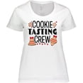 thumbnail image 3 of Inktastic Christmas Cookie Tasting Crew with Holiday Cookies Women's Plus Size T-Shirt, 3 of 5