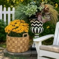 thumbnail image 6 of 20 Bundles Artificial Mums - Artificial Outdoor Sunset Flowers, UV Resistant Look Real, for Balcony Porch Patio （F), 6 of 7