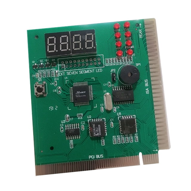 Probador de placa base Pantalla de diagnóstico PC de 4 dígitos Placa madre de la computadora Analizador de tarjetas postales de depuración Inevent DZ6824-00