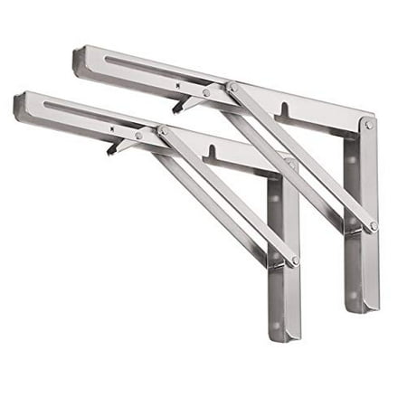Cuzurluv 14 Folding Shelf Brackets Max Load 440 Lb Heavy Duty Stainless Steel Diy Wall Mounted Bracket Space Saving Canada - Wall Mounted Shelves Brackets Cuzurluv 14 Folding Shelf Brackets Max Load 440 Lb Heavy Duty Stainless Steel Diy Wall Mounted Bracket Space Saving Canada - Wall Mounted Shelves Brackets