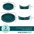 thumbnail image 6 of Rachael Ray Ceramics Bubble and Brown Oval Baker Set, 2 Piece, 6 of 9