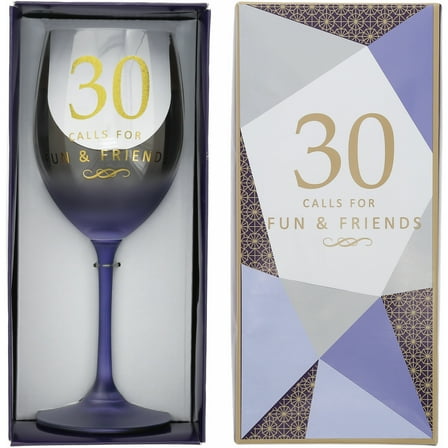 30 - Gift Boxed 19 oz Crystal Wine Glass