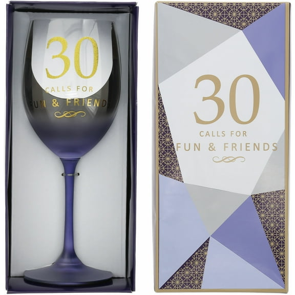 30 - Gift Boxed 19 oz Crystal Wine Glass