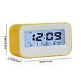 thumbnail image 3 of PATLOLLAV Digital Alarm Clock Battery Operated, Desk Clocks with Temperature, Digital Calendar Alarm Clock for Dorm, Desk, Nightstand, 3 of 8