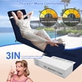 thumbnail image 2 of 72×21×3in Outdoor Chaise Lounge Cushions, Replacement Patio Chair Cushion With Headres, Waterproof Sun Lounger Cushions（1pc Navy blue）, 2 of 6