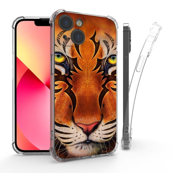 Flex Gel Camera Cover Designed For Apple iPhone 14 6.1" Case Transparent Clear