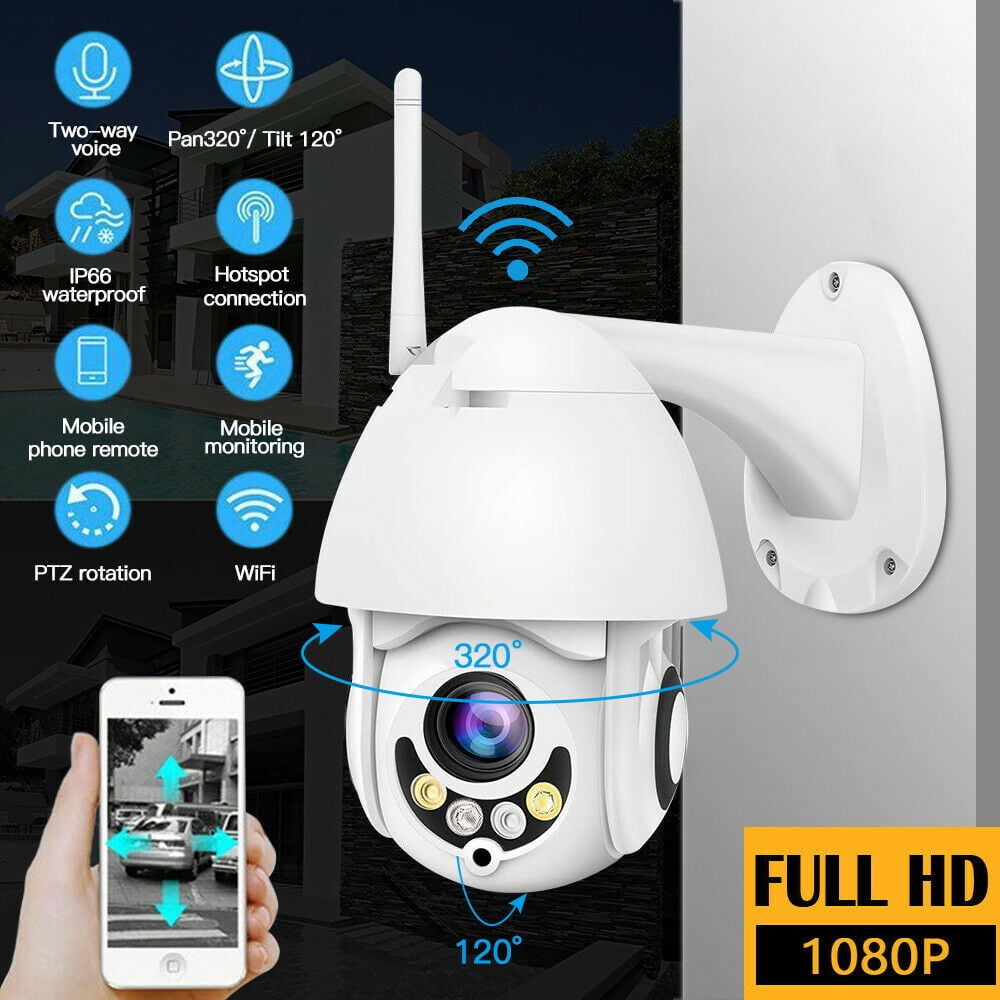 1080P Full HD WiFi IP Camera 5XZOOM CCTV Outdoor Wireless 