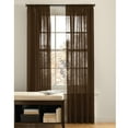 thumbnail image 4 of Better Homes & Gardens Crushed Voile Sheer Curtain Panel, 1 Panel, Rich Chocolate, 51"W x 84" L, 4 of 5
