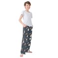 thumbnail image 3 of FORMRS Boys Pajama Pants with Pockets Size 9-10Y Kids Lounge Sleep Bottoms, Playful Winter, 3 of 8