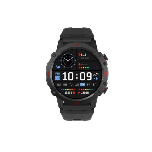 Reloj Inteligente Smartwatch Impermeable Horus Modelo Hexa Select Power IP68 Color Negro SW6-SP