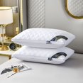 thumbnail image 3 of Par de almohadas especiales para hotel con núcleo de almohada, protección para el cuello individual, terciopelo, una pieza, 3 of 3