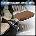 thumbnail image 3 of Unique Bargains Armrest Protector Cover Pad Replacement for BMW X3 2011 2012 2023 Neoprene Fabric Deep Brown, 3 of 6