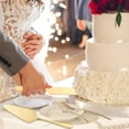 thumbnail image 3 of Stainless Steel Cake Knife and Server Set for Weddings, Birthdays, Anniversaries & Parties, 3 of 8