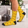 thumbnail image 7 of Vsdgher Leopard Print Unisex Crew Socks Lightweight Breathable Ventilation Ankle Socks, Mid-calf socks for Daily, 7 of 7