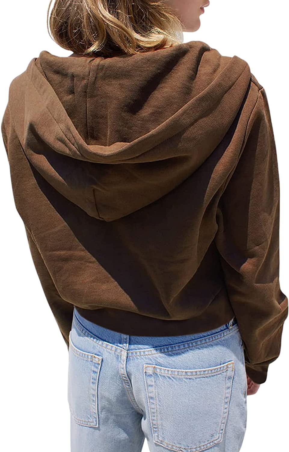 Lardini zip-up drawstring hoodie - Brown