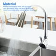 thumbnail image 5 of Universal Pull Down Kitchen Faucet Sprayer Head Replacement Pull Out Kitchen Faucet Spray Head Bruhsed Nickel 2 Function Sprayer Aerated Flow Powerful Spray Water Saving, Brushed Nickel, 5 of 9