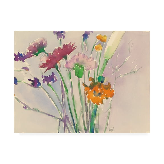 Trademark Fine Art 'Wild Flower Cuttings' Canvas Art by Samuel Dixon