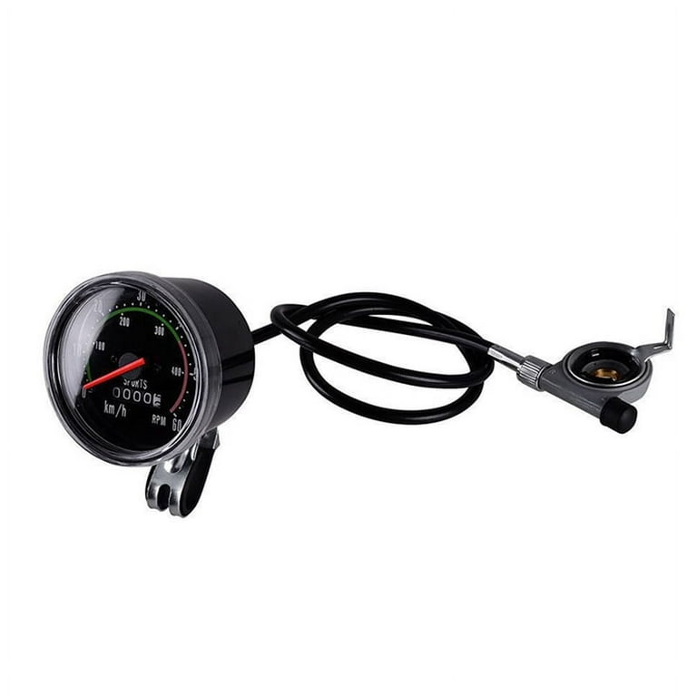 Bicycle Bike Speedometer Analog Mechanical Odometer with Hardware Universal New
