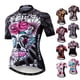 thumbnail image 2 of Weimostar 2024 Camiseta de ciclismo de verano con calaveras para mujer, camiseta para bicicleta de carretera, camiseta para bicicleta de montaña, ropa deportiva para exteriores, 2 of 5