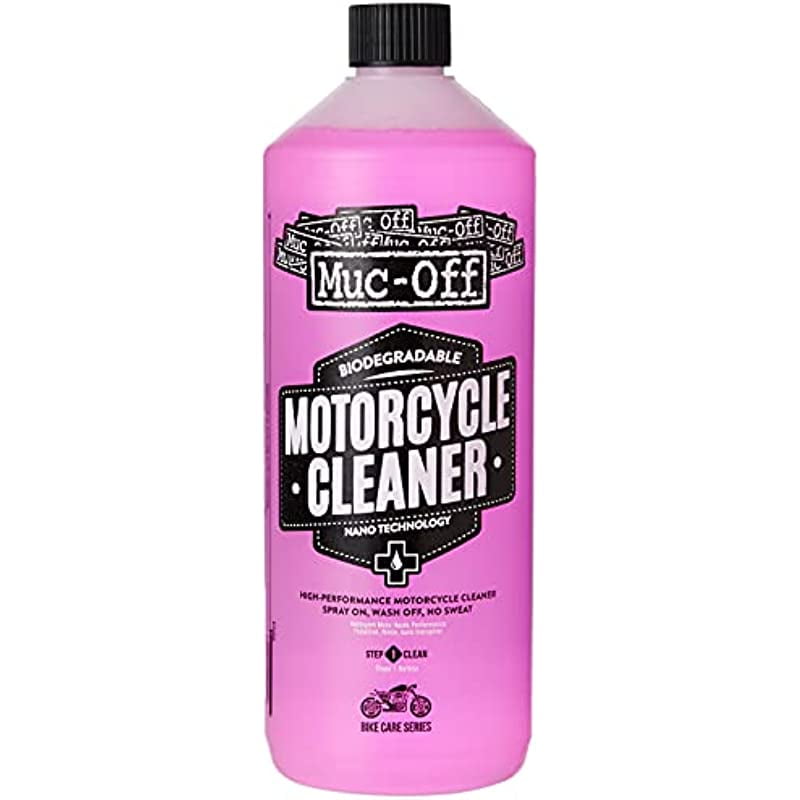 Muc Off 664US NanoTech Motorcycle Cleaner, 1 Liter FastAction