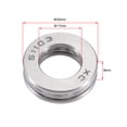 thumbnail image 3 of 6pcs 30mmx17mmx9mm Single Row Thrust Ball Bearing Silver Gray 51103, 3 of 5