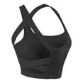 thumbnail image 4 of Gunia Built In Bra Tanktops For Women Shockproof Running Sports Bra With Padded Inserts Back Yoga For Training Workout Vest Camisoles For Women Black, 4 of 4