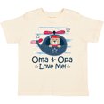thumbnail image 3 of Inktastic Oma and Opa Love Me Grandson Boys Toddler T-Shirt, 3 of 5
