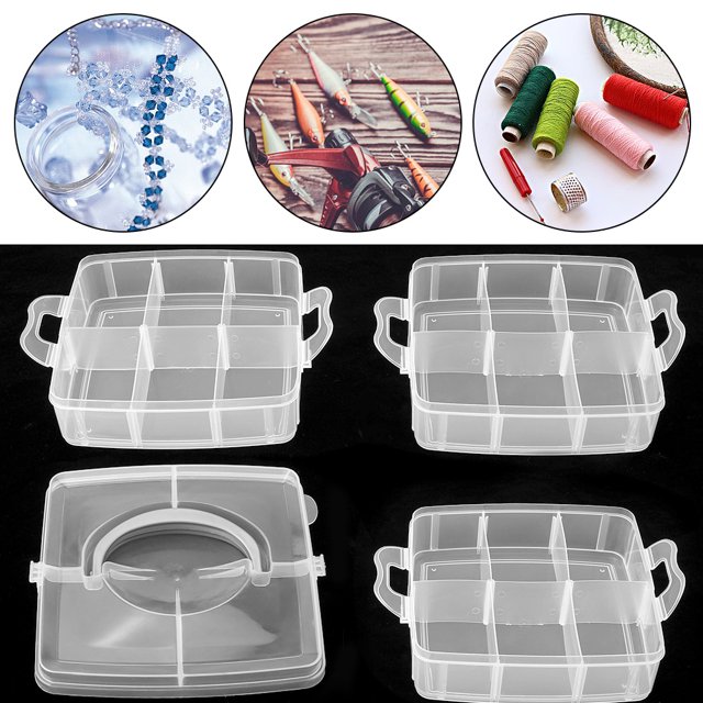 Caja De Almacenamiento De Pendientes Sin Olor No Tóxico Desmontable, Caja De Plástico Para Pendientes, Para Guardar Joyas Y Otros Artículos Pequeños ANGGREK JJJY18