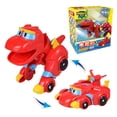thumbnail image 2 of Figuras de acción de dinosaurios transformables para niños, juguetes de dinosaurios transformables REX/PING/VIKI/TOMO, de Min Gogo Dino ABS, para coche o avión, regalo, novedad, 2 of 5