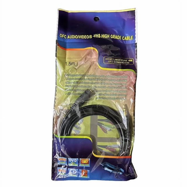 Línea de extensión de audio de 1,5 m a 30 m Línea de extensión de audio uno a uno Línea de extensión auxiliar Línea de audio macho a hembra de 3,5