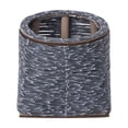 thumbnail image 1 of kyusrd Home Office Decor Specials!Imitation Rattan Flower Stand Triangular Support Flowerpot Indoor Desktop Potted Storage Container Office Woven Pot, 1 of 6