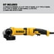 thumbnail image 3 of Amoladora angular DEWALT DWE43116 de 115 mm a 125 mm con interruptor de gatillo, 3 of 7