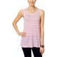 thumbnail image 1 of GH Bass & Co. Camiseta sin mangas jaspeada para mujer, rosa, grande G.H. Bass & Co. Camiseta sin mangas, 1 of 1