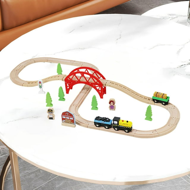 de construcción de juguete de vía férrea, vías de tren para niños, niñ perfke Juguetes de vía férrea