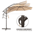 MoNiBloom 8.5 FT Cantilever Patio Umbrella, Offset Outdoor Hanging