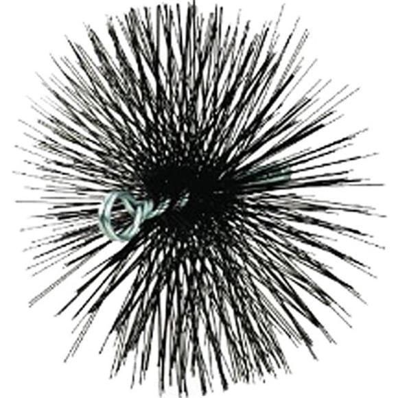 7 in. Round Devil Wire Chimney Brush